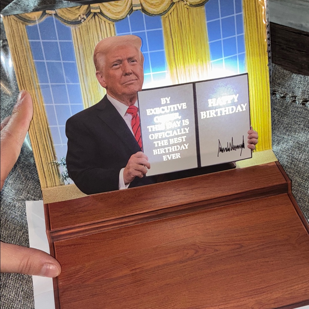 Funny Birthday Card with Executive Theme